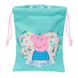 SAQUITO MERIENDA PEPPA PIG "PRETTY FLOWERS" SAFTA25 ENERO 812390237