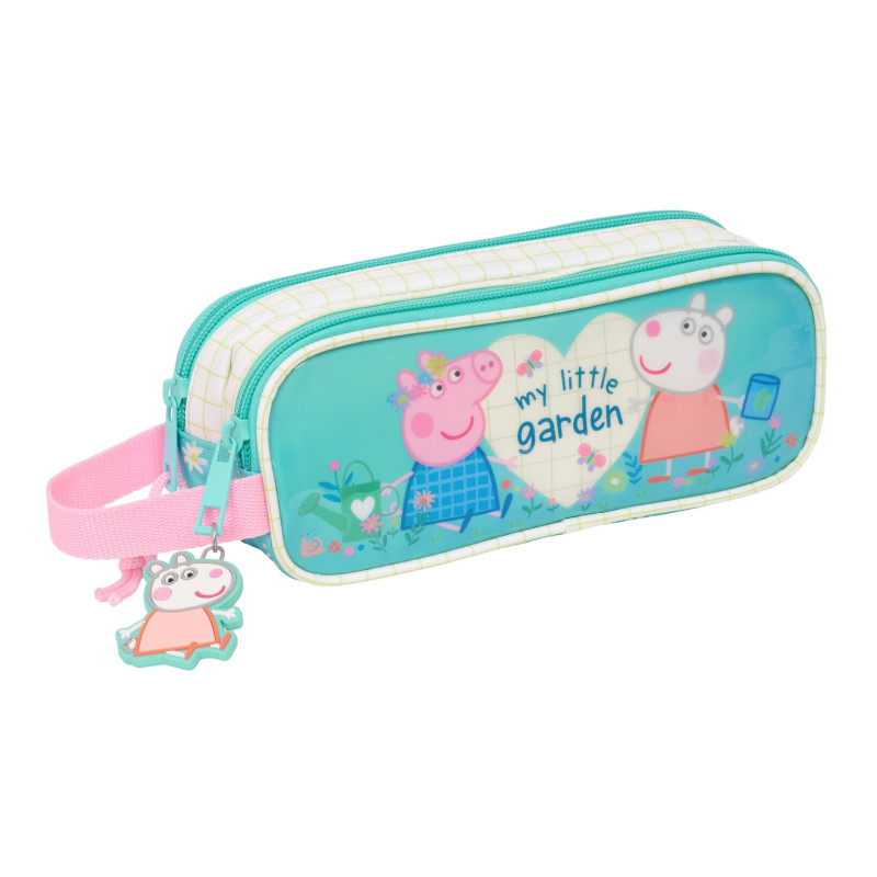 PORTATODO DOBLE PEPPA PIG "PRETTY FLOWERS" SAFTA25 ENERO 812390513