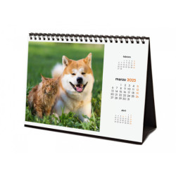 CALENDARIO SOBREMESA 2023 PERROS Y GATOS+ S - 210*150 780323923 FINOCAM23