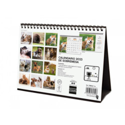 CALENDARIO SOBREMESA 2023 PERROS Y GATOS+ S - 210*150 780323923 FINOCAM23