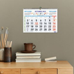 CALENDARIO PARED COLOR NG M 30X21 2023+ 300*210 781440023 FINOCAM23