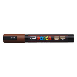 MARCADOR UNI-BALL POSCA PC-5M PUNTA REDONDA 1,8-2,5MM MARRON -21-