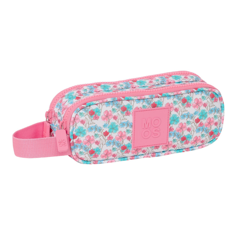 PORTATODO DOBLE RECICLADO MOOS "FLORES" 812418513 SAFTA24 VAC 21*8