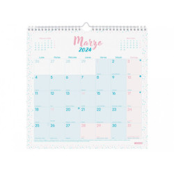 CALENDARIO ANUAL FINOCAM24 PARED CHIC ES 2024 TURQ.+  300*300 787005824