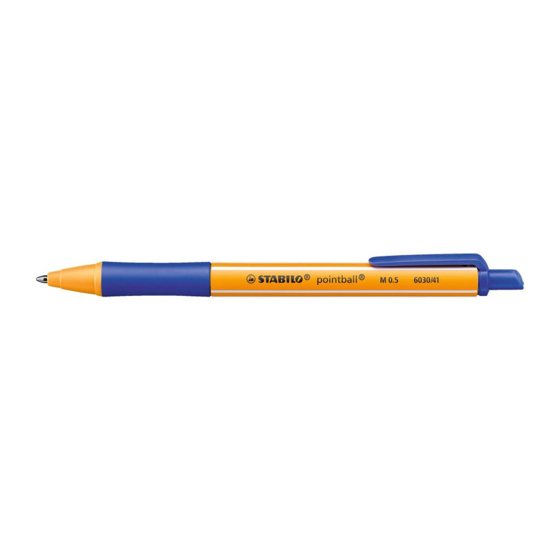 BOLIGRAFO RETRÁCTIL POINTBALL AZUL STABILO