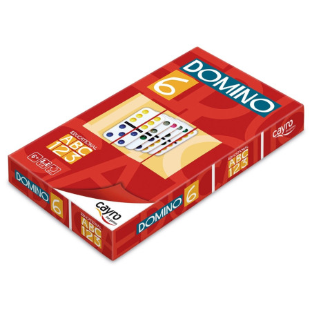 JUEGO DOMINO COLORES DOBLE 6 RESINA CAYRO 246