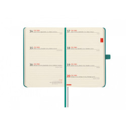 AGENDA ENCUADERNADA ANUAL TEXTURA M2 SV 2022 TURQUESA+ FINOCAM22 881725822