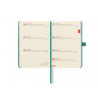 AGENDA ENCUADERNADA ANUAL TEXTURA M2 SV 2022 TURQUESA+ FINOCAM22 881725822