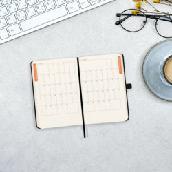 AGENDA ANUAL FINOCAM25 TEXTURA M2 (82*127) SVH 2025 NEGRO+ 881726025