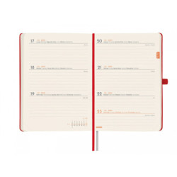AGENDA ANUAL FINOCAM25 TEXTURA M4 (118*168) SVH 2025 ROJO+ 881743025