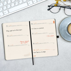 AGENDA ANUAL FINOCAM25 TEXTURA M4 (118*168) SVH 2025 NEGRO+ 881746025