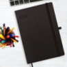 AGENDA ENCUADERNADA ANUAL TEXTURA MA5 SVV 2022 NEGRO+ FINOCAM22 882226022