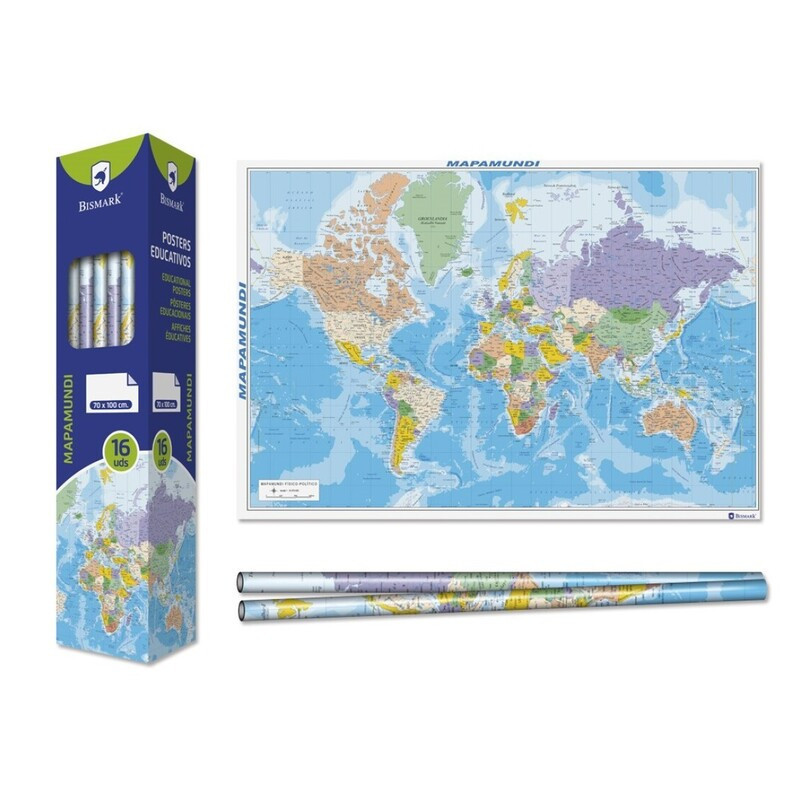 POSTER MAPAMUNDI 70*100 POLITICO POESSA 328694