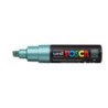 MARCADOR UNI-BALL POSCA PC-8K BISEL GRUESO 8MM VERDE METALICO -M6-