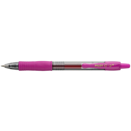BOLIGRAFO RETRÁCTIL G-2 PLUS ROSA PILOT