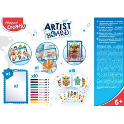 JUEGO MAPED ARTIST BOARD - DIBUJOS BORRABLES 907101