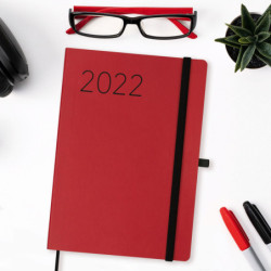 AGENDA ESPIRAL ANUAL LISA FA5 SVA 2022 ROJO+ FINOCAM22 883343022