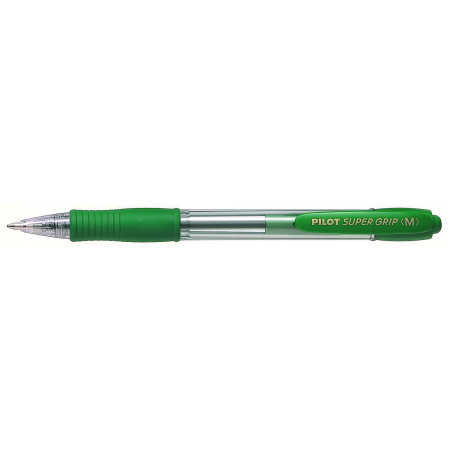 BOLIGRAFO RETRÁCTIL RT BPGP SUPERGRIP VERDE PILOT