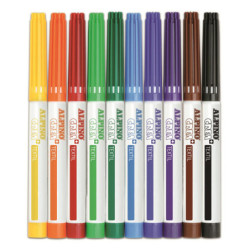 ROTULADOR ALPINO CREA TEXTIL C/10 COLORES AR000132