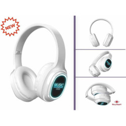 AURICULARES ALEX BOG BLUETOOTH CON LUZ 4 MOD SURTIDOS AB-123