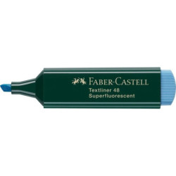 MARCD.FLUOR FABER-CASTELL TEXTLINER 48 AZUL C/10U