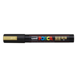 MARCADOR UNI-BALL POSCA PC-5M PUNTA REDONDA 1,8-2,5MM ORO -25-