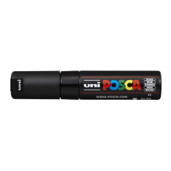 MARCADOR UNI-BALL POSCA PC-8K BISEL GRUESO 8MM NEGRO -24-