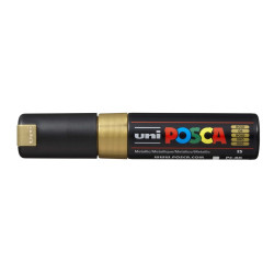 MARCADOR UNI-BALL POSCA PC-8K BISEL GRUESO 8MM ORO -25-