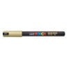 MARCADOR UNI-BALL POSCA PC-1MR PUNTA EXTRA FINA 0,7MM ORO -25-