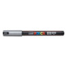 MARCADOR UNI-BALL POSCA PC-1MR PUNTA EXTRA FINA 0,7MM PLATA -26-