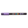 MARCADOR UNI-BALL POSCA PC-1MR PUNTA EXTRA FINA 0,7MM VIOLETA -12-
