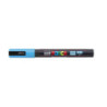 MARCADOR UNI-BALL POSCA PC-3M PUNTA REDONDA 0,9-1,3MM AZUL CLARO -8-