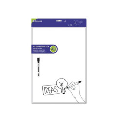 PIZARRA MAGNETICA C/ROTULADOR SIN MARCO BISMARK DIN-A3 UNIDAD 329999 POESSA