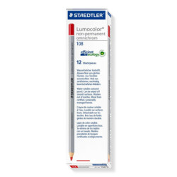LAPIZ STAEDTLER OMNICHROM ROJO DOCENA 108-2