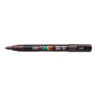 MARCADOR UNI-BALL POSCA PC-3M PUNTA REDONDA 0,9-1,3MM MARRON OSCURO -22-