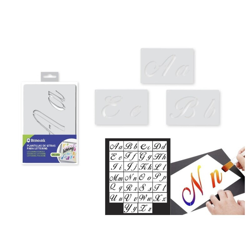 PLANTILLAS PARA LETTERING MAYUSCULAS PP BISMARK 330112 POESSA