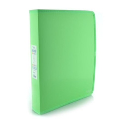 CARPETA 4A 40 OFFICEBOX PP BORDE TELA PASTEL VERDE UNIDAD 44005VB