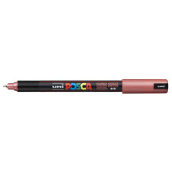MARCADOR UNI-BALL POSCA PC-1MR PUNTA EXTRA FINA 0,7MM ROJO METALICO -M15-