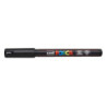 MARCADOR UNI-BALL POSCA PC-1MR PUNTA EXTRA FINA 0,7MM NEGRO -24-
