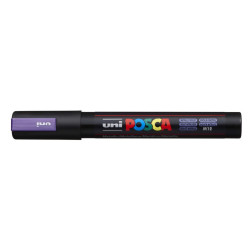MARCADOR UNI-BALL POSCA PC-5M PUNTA REDONDA 1,8-2,5MM VIOLETA METALICO -M12-