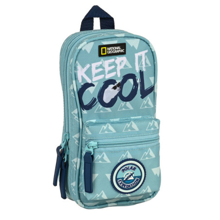 ESTUCHE CREMA MOCHILA C/4 PORT.VACIO RECICLAB. NATIONAL GEOGRAPHIC "BELOW ZERO" 412109847 23*12 SAFT