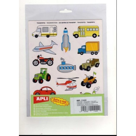 ETIQUETAS APLI GOMETS TRANSPORTES 3H REF.11442 ^