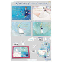 ETIQUETAS APLI GOMETS ROLLO CUADRADO 15MM AZUL 12476