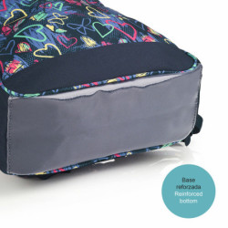 MOCHILA ADAPTABLE A CARRO GABOL TIZAS GABOL24 SCHOOL 234302046