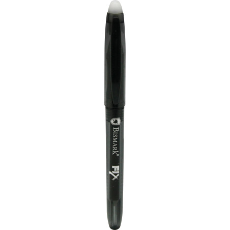 BOLIGRAFO BORRABLE C/CAPUCHON BISMARK NEGRO.0.7mm