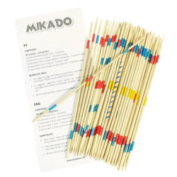 JUEGO MIKADO EUROPRICE CAJA CARTON PIEZAS MADERA JO9827