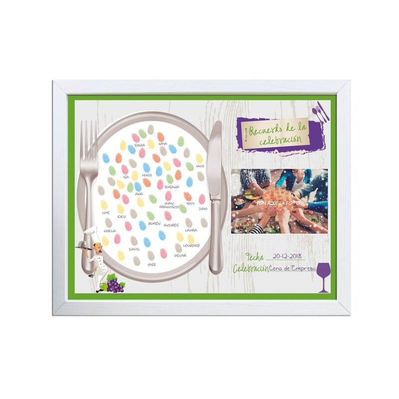 MARCO FOTOS RECUERDO DE LA CELEBRACION A-3 HUELLA DACTILAR 42553