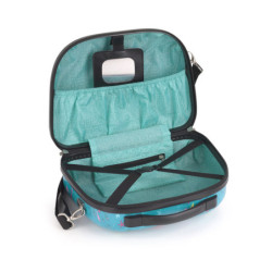 SET DE MALETA DE CABINA,  MEDIANA Y NECESER GABOL ACQUA GABOL25 235720018 TIENE DOS TAMAÑOS DIFERENT