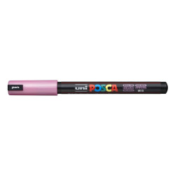 MARCADOR UNI-BALL POSCA PC-1MR PUNTA EXTRA FINA 0,7MM ROSA METALICO -M13-
