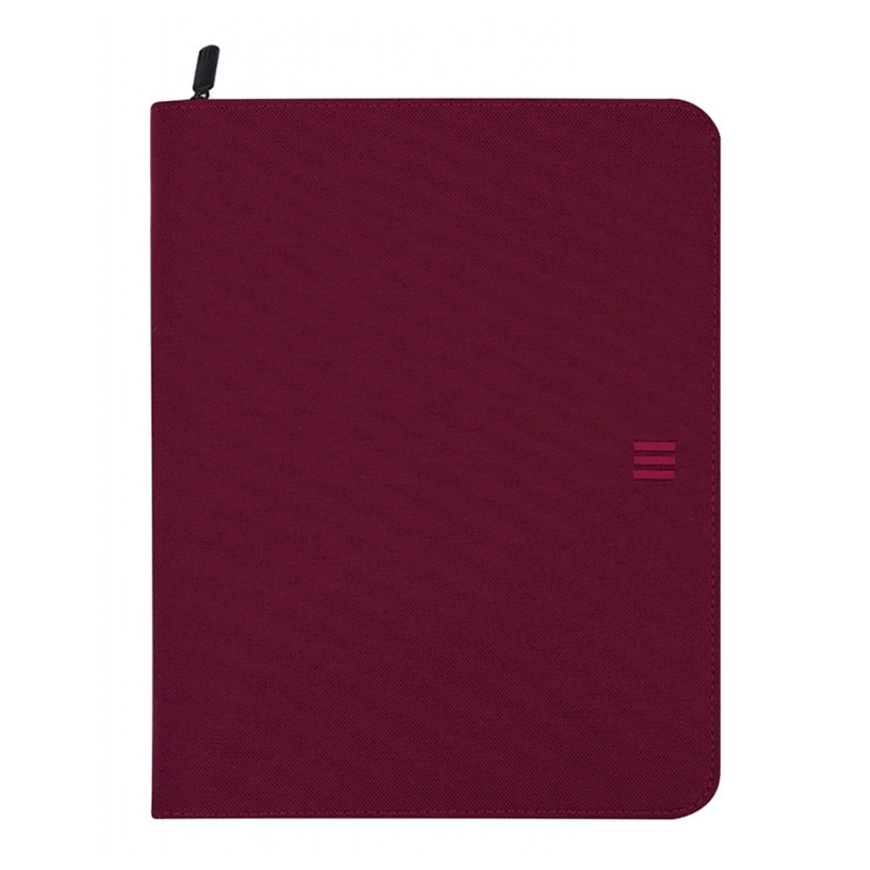 CARPETA CONGRESO FINOCAM FL 4A CREMALLERA TELA BURDEOS 5398374 J964 ^